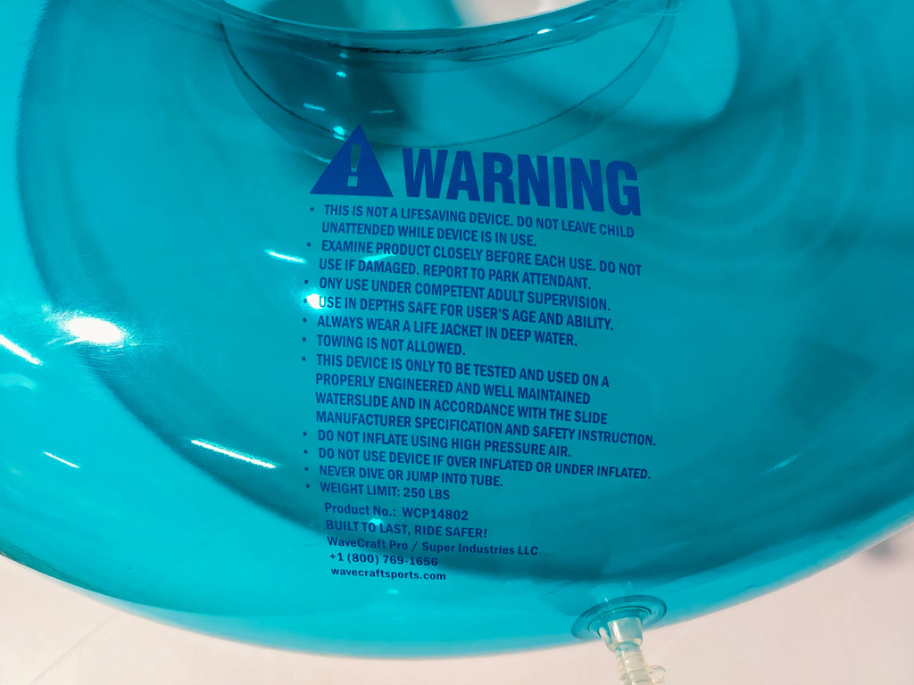 Transparent blue WaveCraft Pro 48-inch Single Tube Transparent, product view 3