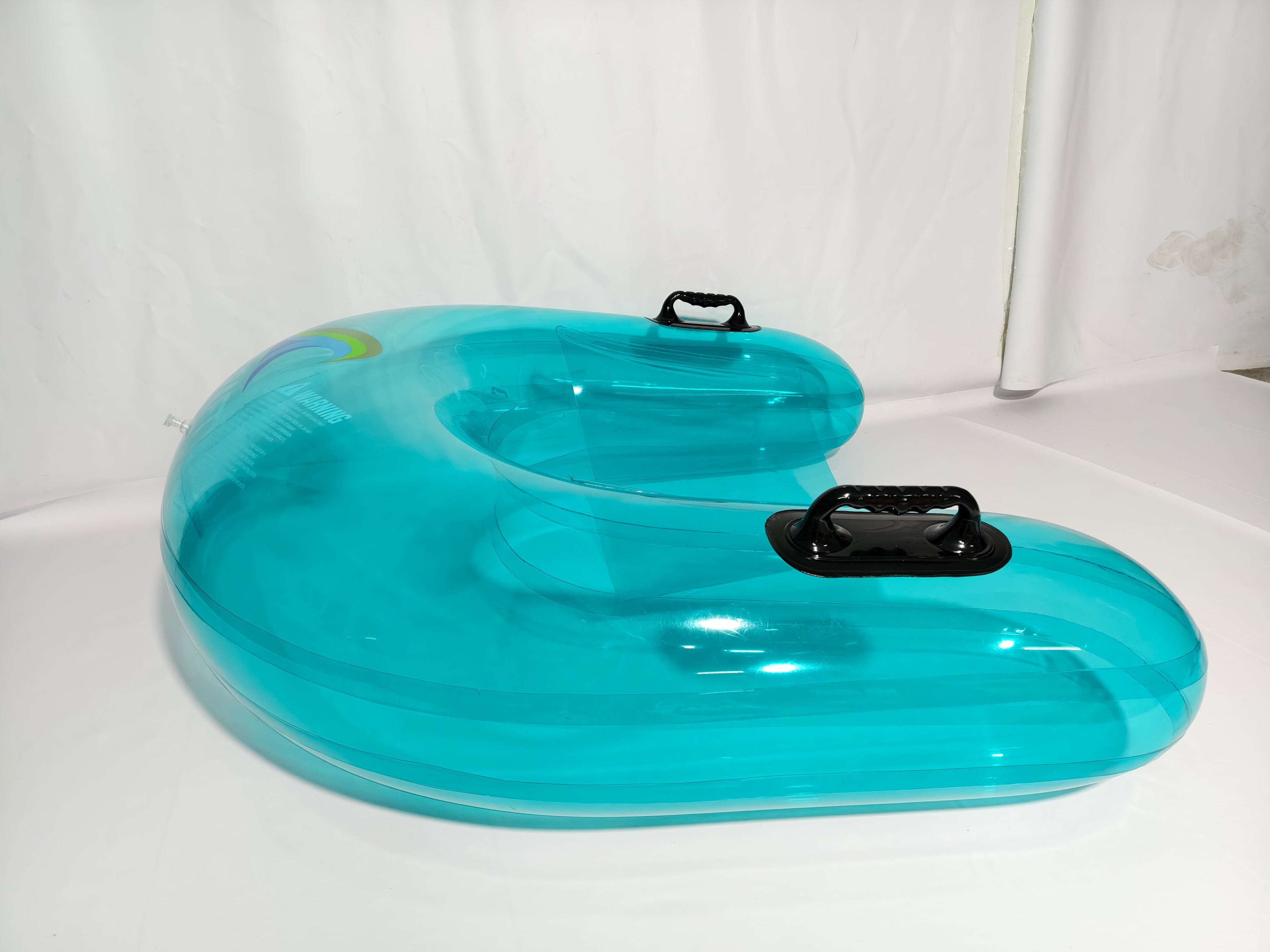 Transparent blue WaveCraft Pro 48-inch U-Shape Tube Transparent, product view 6