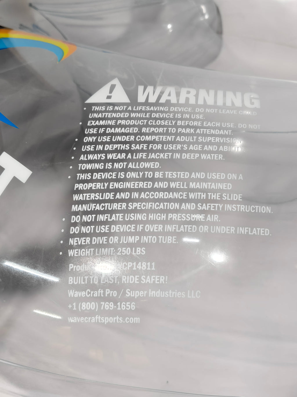 Clear WaveCraft Pro 48-inch U-Shape Tube Transparent, product view 12