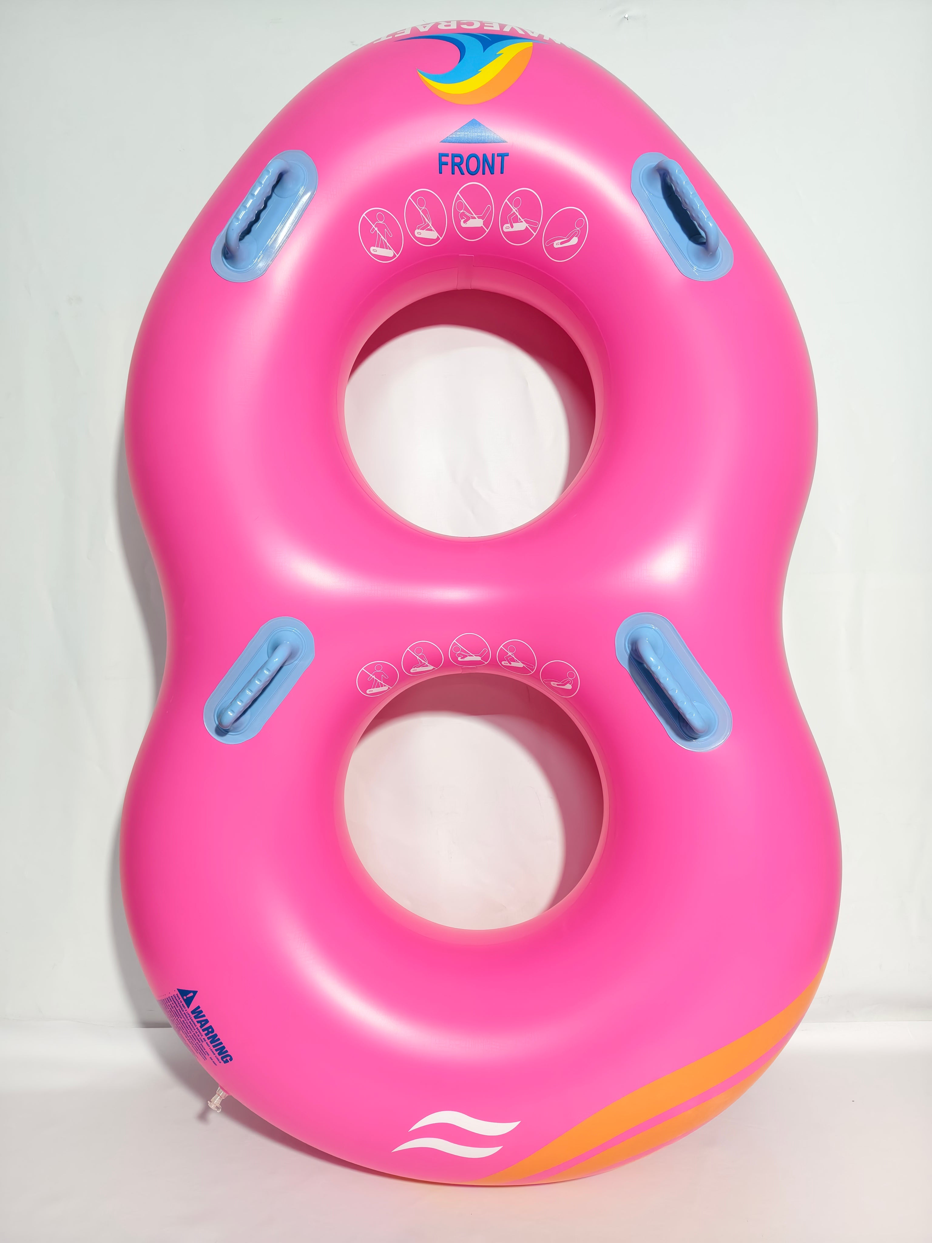Pink WaveCraft Pro 48-inch Double Tube, product view 6