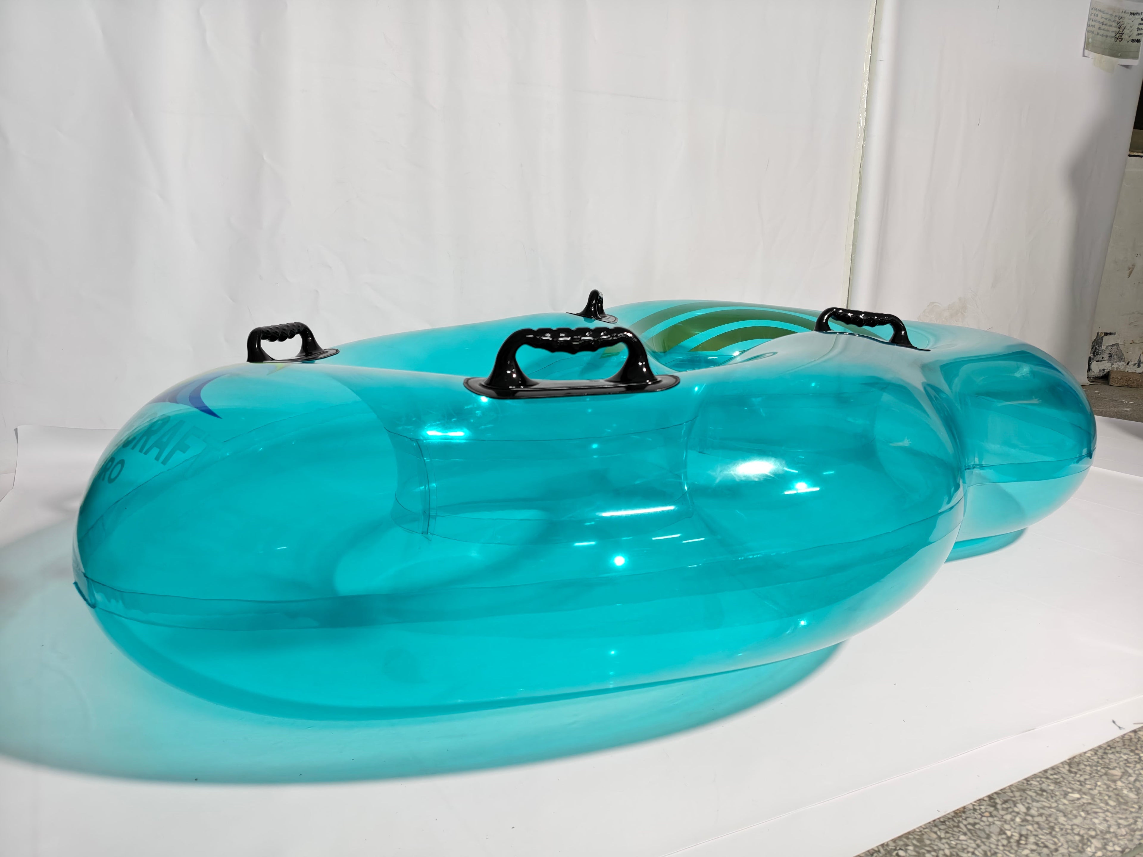 Transparent blue WaveCraft Pro 48-inch Double Tube Transparent, product view 5