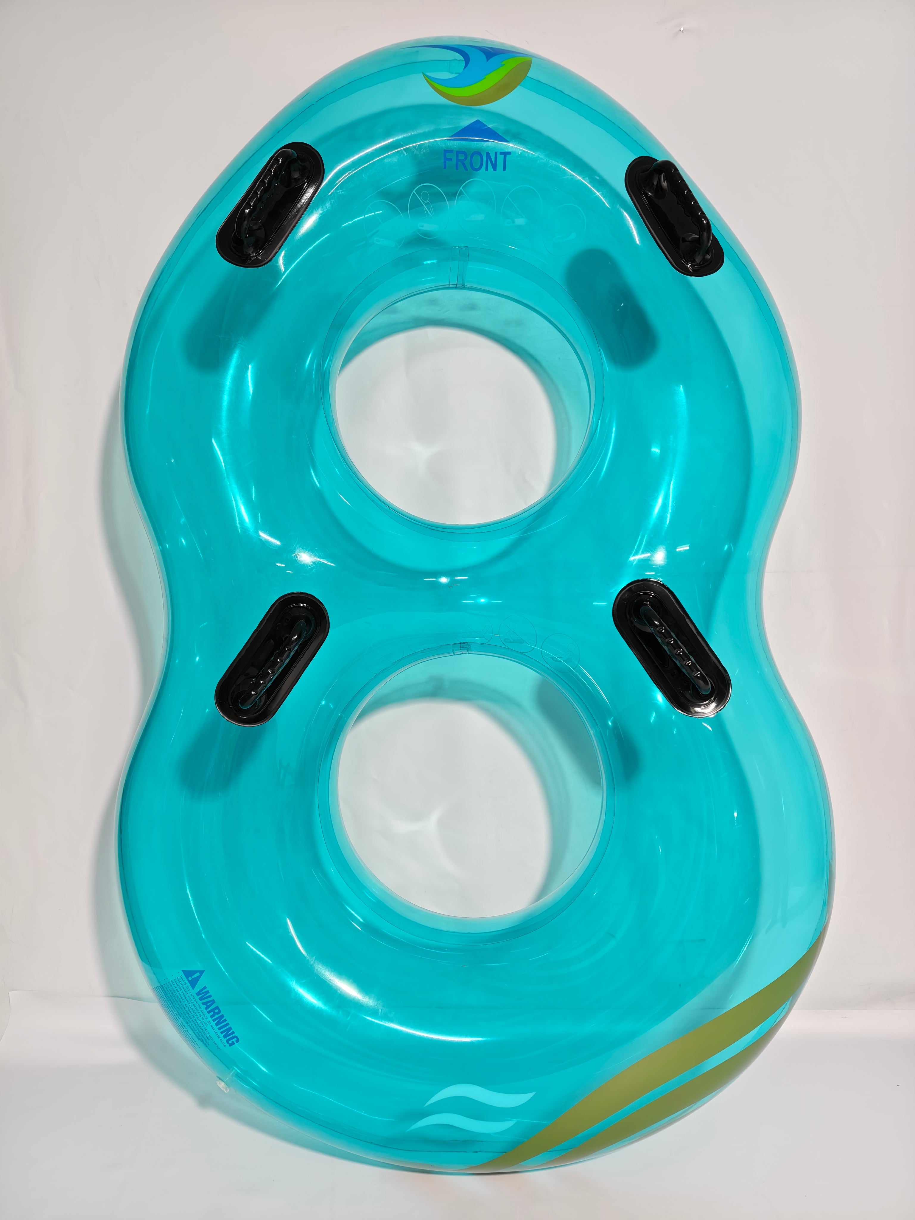 Transparent blue WaveCraft Pro 48-inch Double Tube Transparent, product view 6