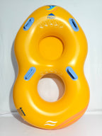 Yellow WaveCraft Pro 48-inch Double Tube with Solid Bottom Yellow, product view 14